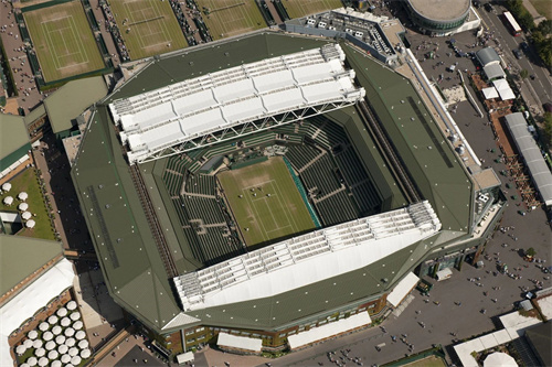 膜结构开合球场案例——温布尔登网球锦标赛中央球场